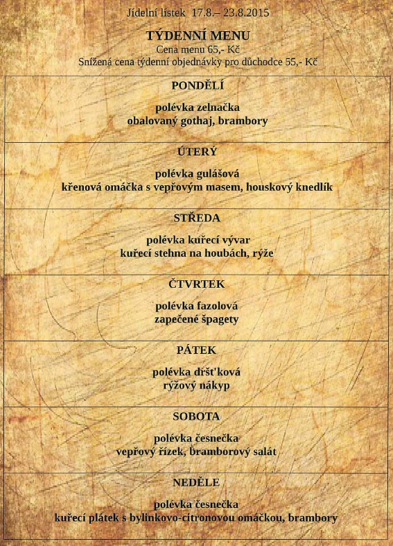 tydenni menu 20150817