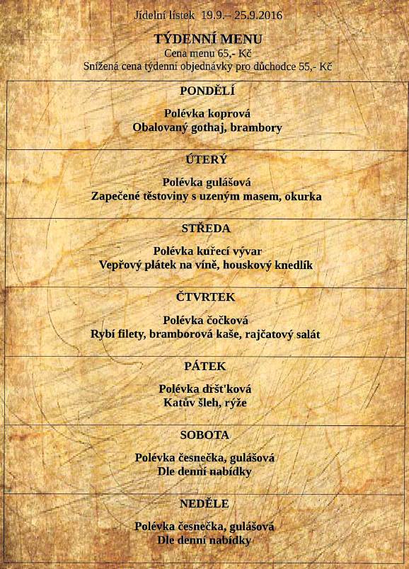 tydenni menu 20160919