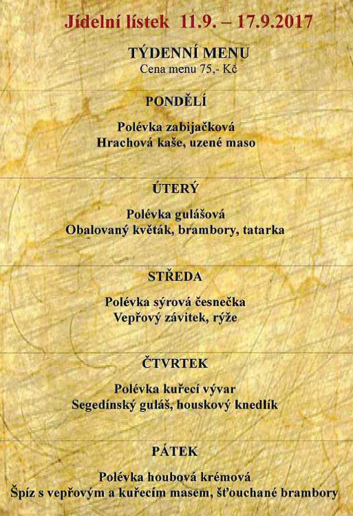 tydenni menu 20170911